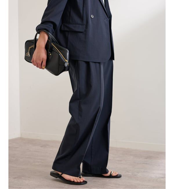 FRAMeWORK「≪追加予約≫撥水強撚PEバレルパンツ」|スラックス|