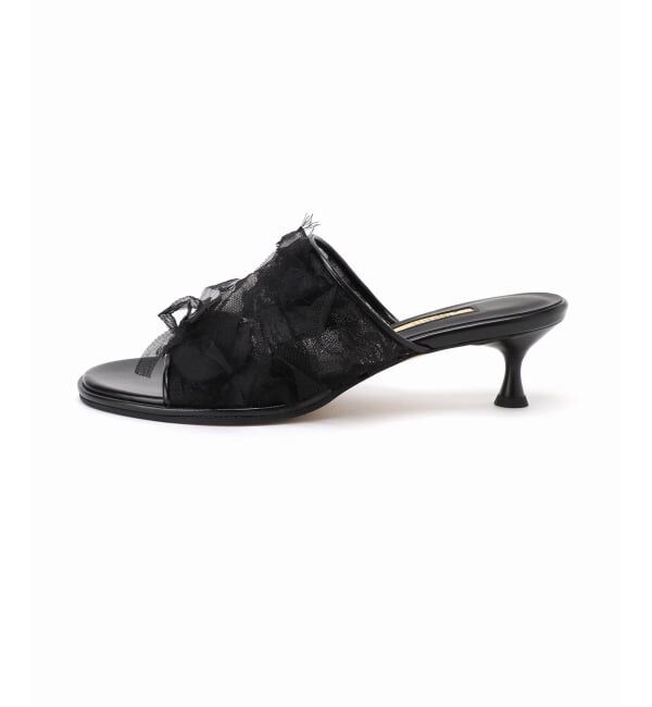 GRISE「《予約》GRISE4.5cmラウンドシアーミュールサンダル」|サンダル|