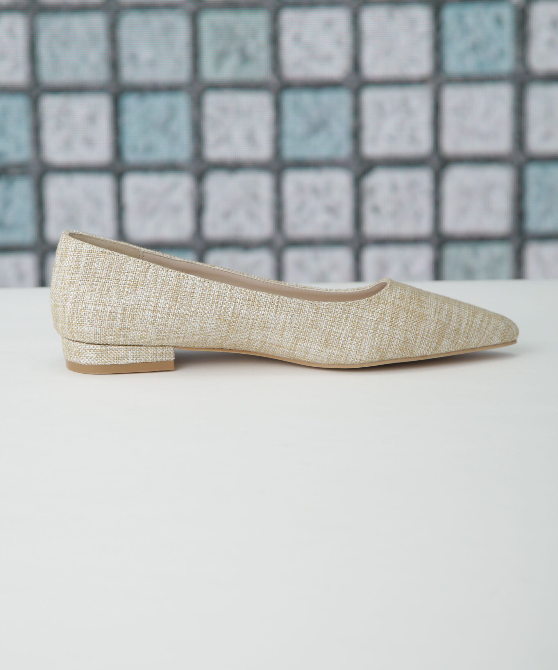 nano･universe「ツイードフラットパンプス」|パンプス|