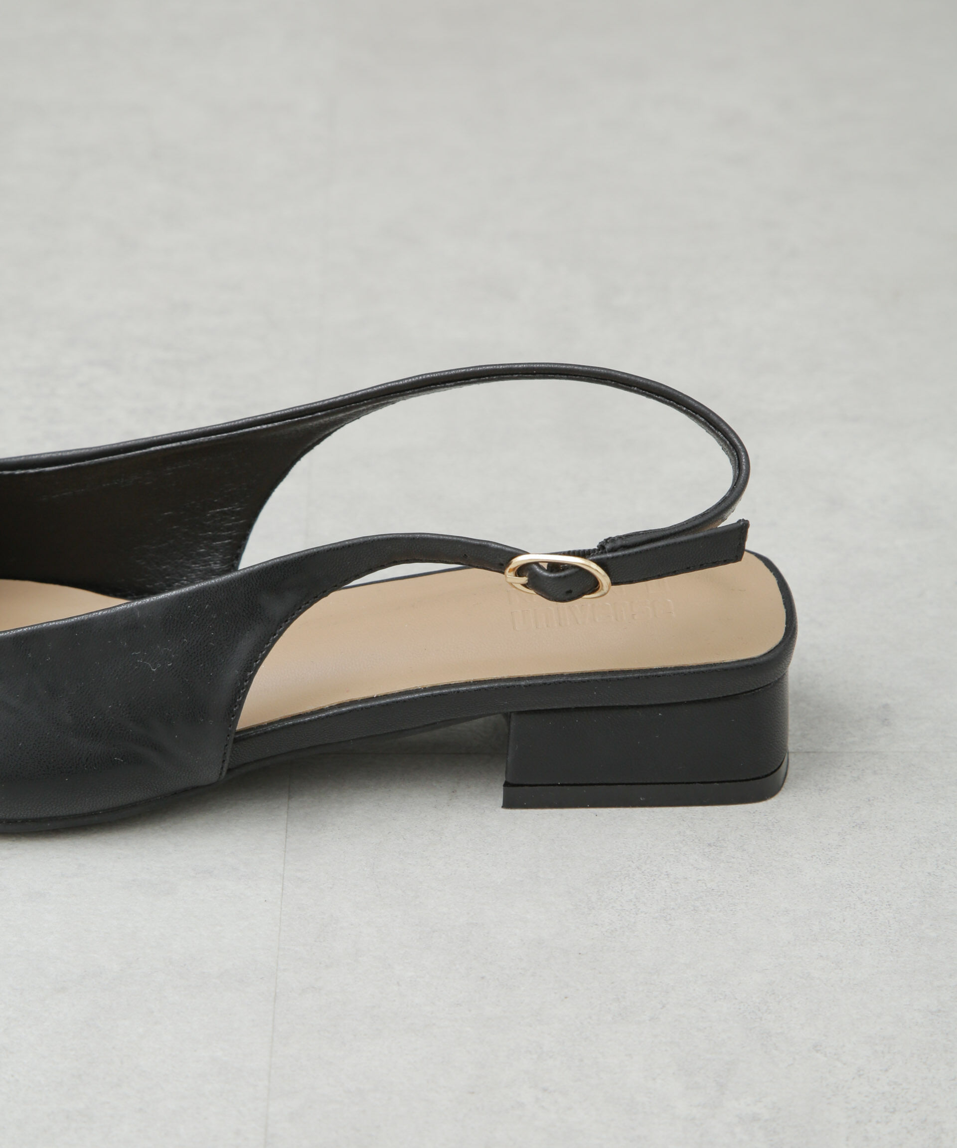 nano･universe「スリングバックスクエアトゥパンプス」|ビジネス・ドレスシューズ|