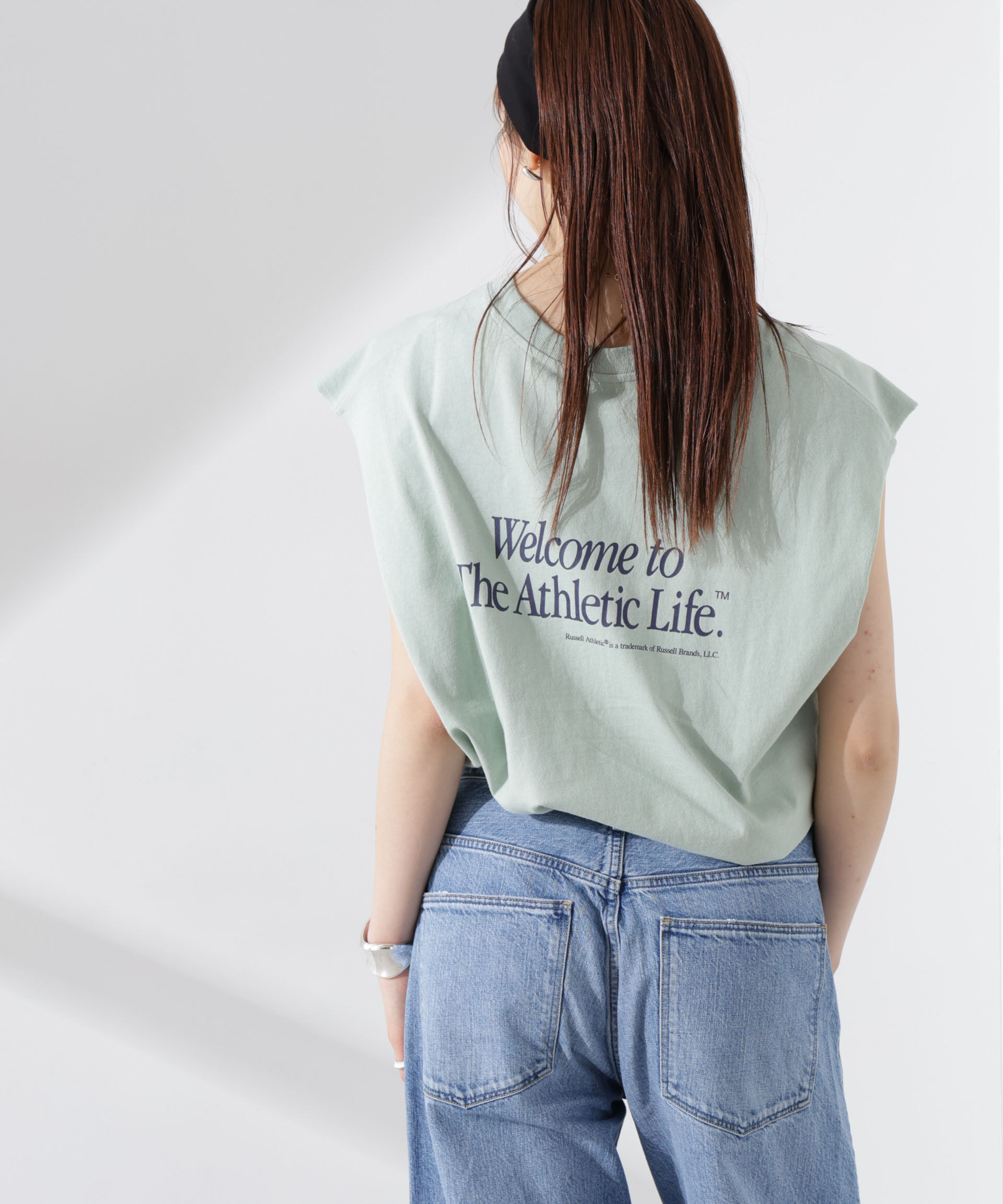 nano･universe「RUSSELL ATHLETIC/別注 Jersey Sleeveless Graphic T」|Tシャツ・カットソー|