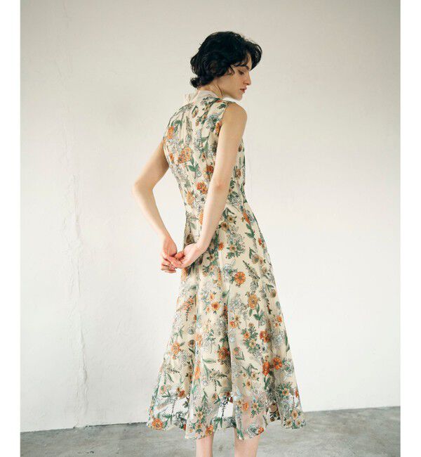 GRACE CONTINENTAL「フラワーマーメイドドレス」|ドレス|