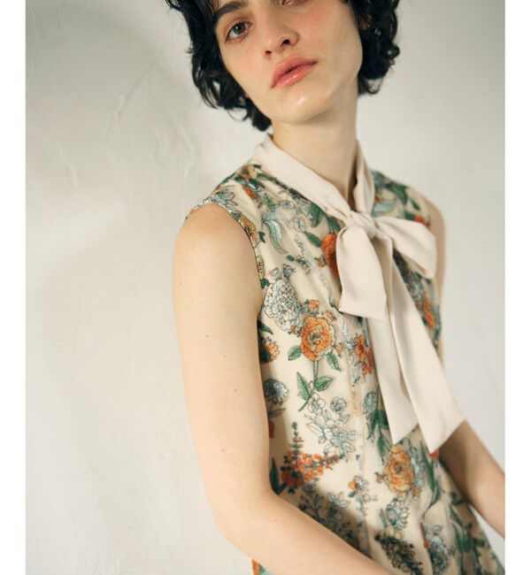 GRACE CONTINENTAL「フラワーマーメイドドレス」|ドレス|