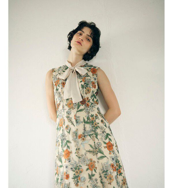 GRACE CONTINENTAL「フラワーマーメイドドレス」|ドレス|