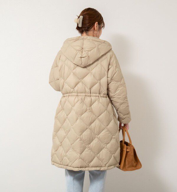 NOLLEY'S「【TAION/タイオン】別注ミドル丈Aラインフードダウン」|ダウン|