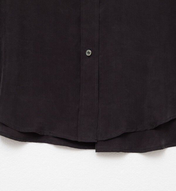 NOLLEY'S「《セットアップ対応》ウォッシャブルシルキーキュプラドレープシャツ」|シャツ・ブラウス|