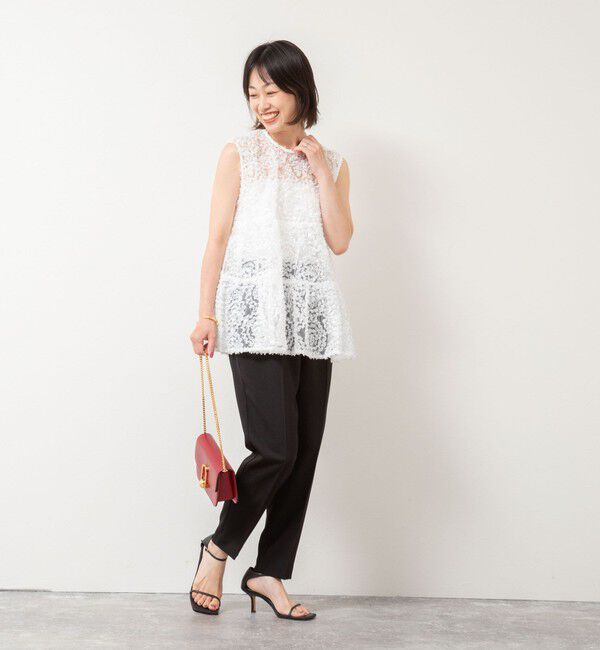 NOLLEY'S「フラワーチュールティアードブラウス」|シャツ・ブラウス|