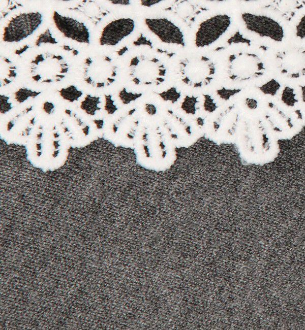 NOLLEY'S「《手洗い可能》襟レース2WAYプルオーバーニット」|ニット・セーター|