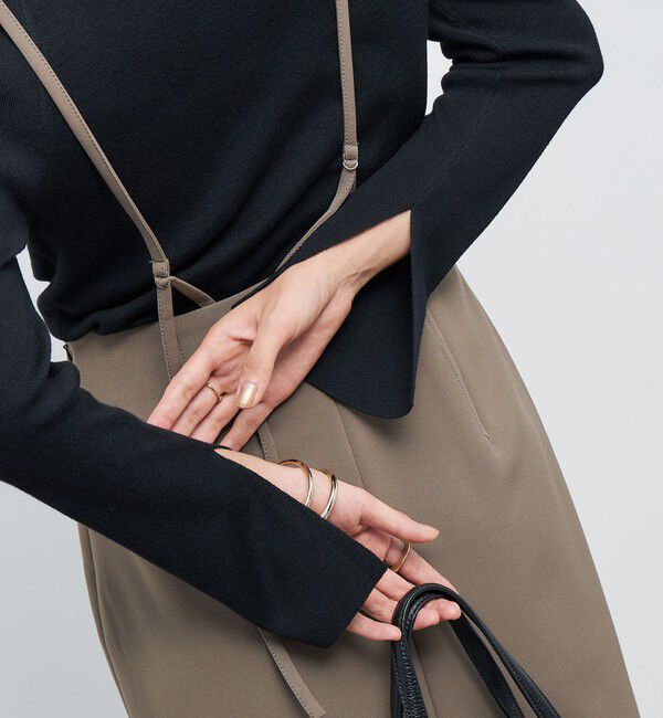 NOLLEY'S sophi「【WEB限定カラーあり】総針スクエアネックプルオーバーニット」|ニット・セーター|