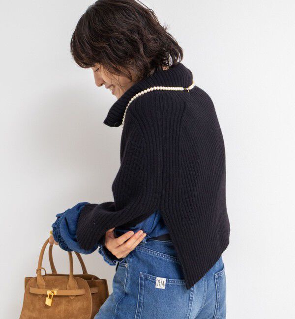 NOLLEY'S「《手洗い可能》2WAYニットポンチョ」|ニット・セーター|