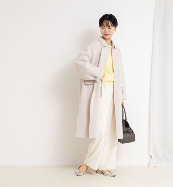 NOLLEY'S sophi「SUPER140リバーステンカラーコート」|ステンカラーコート|