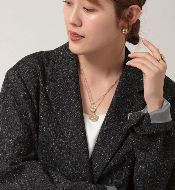 grace grace「【grace grace/グラスグラス】マリアンヌコインネックレス」|ネックレス|