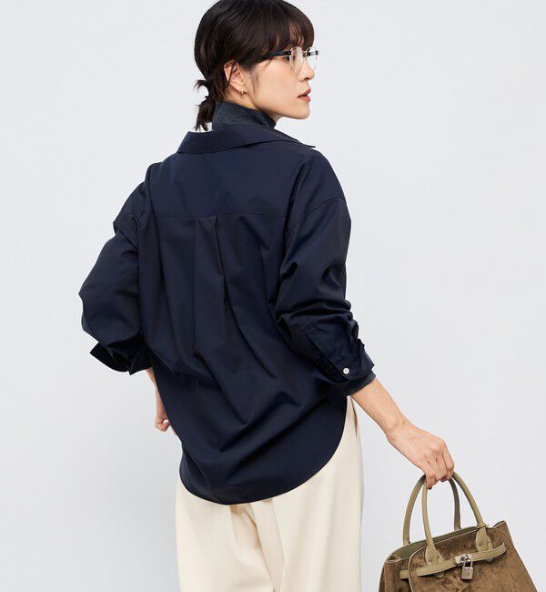 NOLLEY'S sophi「【一部WEB限定カラー】ウォッシャブルオックス2WAYシャツ」|シャツ・ブラウス|