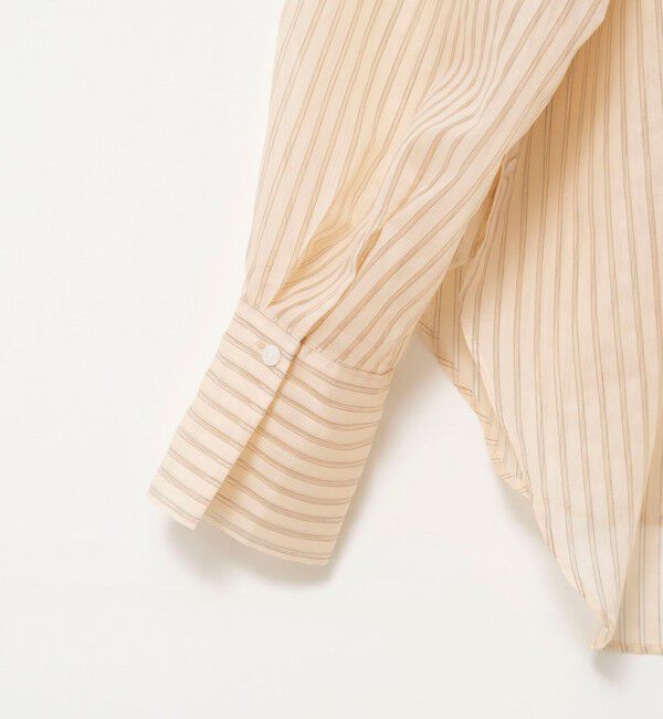 NOLLEY'S「ウォッシャブルサイドボタンシアーブラウス」|シャツ・ブラウス|