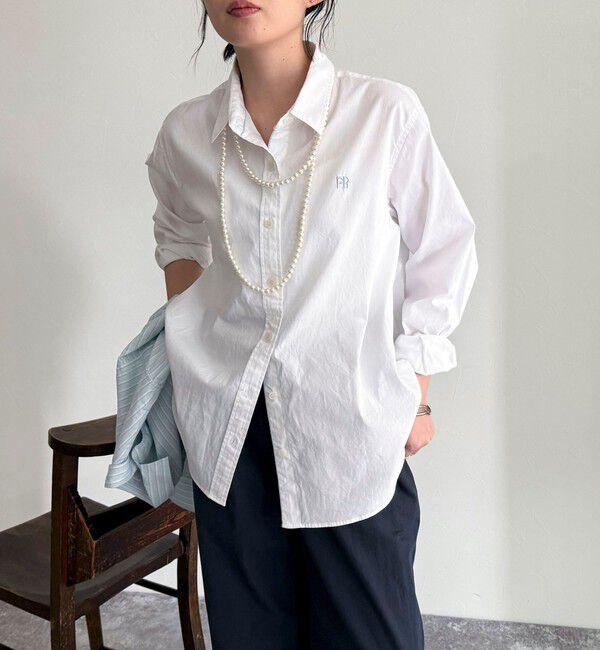 fredy emue「FR刺繍オックスコンパクトシャツ」|シャツ・ブラウス|