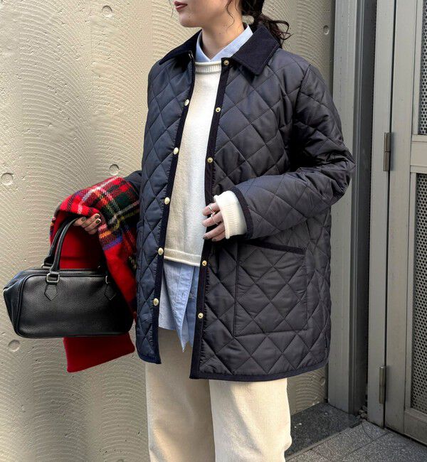 fredy emue「《別注》【Traditional WeatherWear】WAVERLY A-LINE」|ブルゾン・スタジャン|ネイビー
