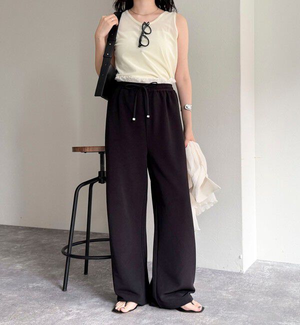 fredy emue「ウエストレイヤードイージーパンツ」|チノ|