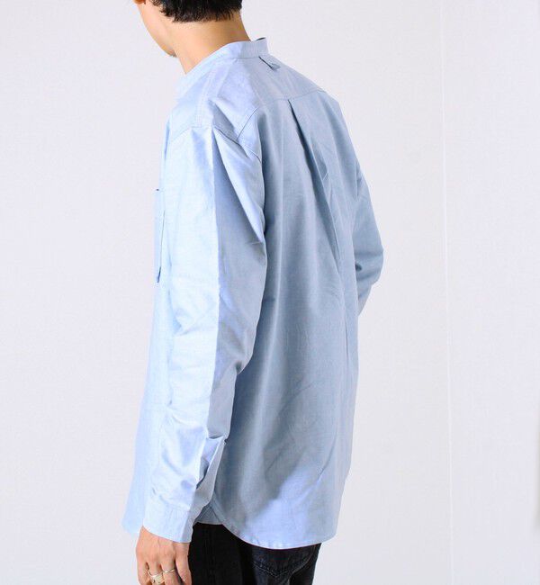 GLOSTER「【シーズンレス】【GEVACO】オックスバンドカラーシャツ」|シャツ・ブラウス|