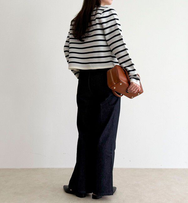 fredy emue「刺繍入りコンパクトニットジャケット」|カーディガン|