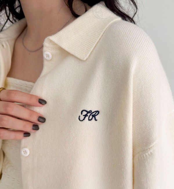 fredy emue「ニットシャツカーディガン バブーシュカ付き」|ニット・セーター|