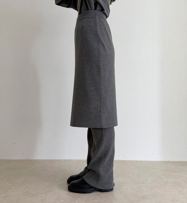 fredy emue「rib knit skirt&pants」|チノ|