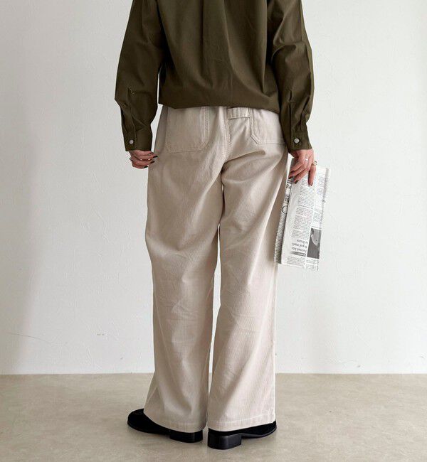 fredy emue「【GEVACO/ゲバコ】コーデュロイイージーワイドパンツ」|チノ|
