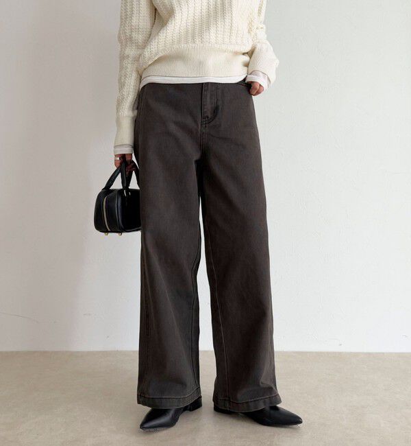 fredy emue「コットンツイルストレートパンツ」|チノ|
