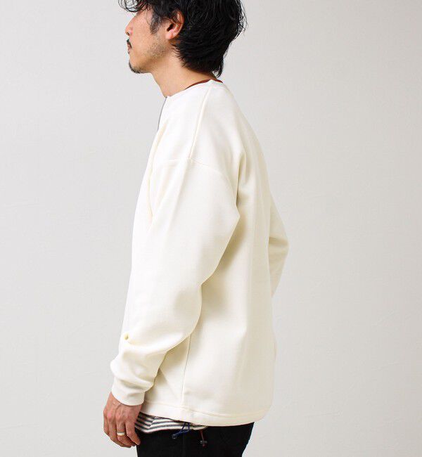 GLOSTER「ワッフルフリース ハーフジッププルオーバー」|スウェット・ジャージ|