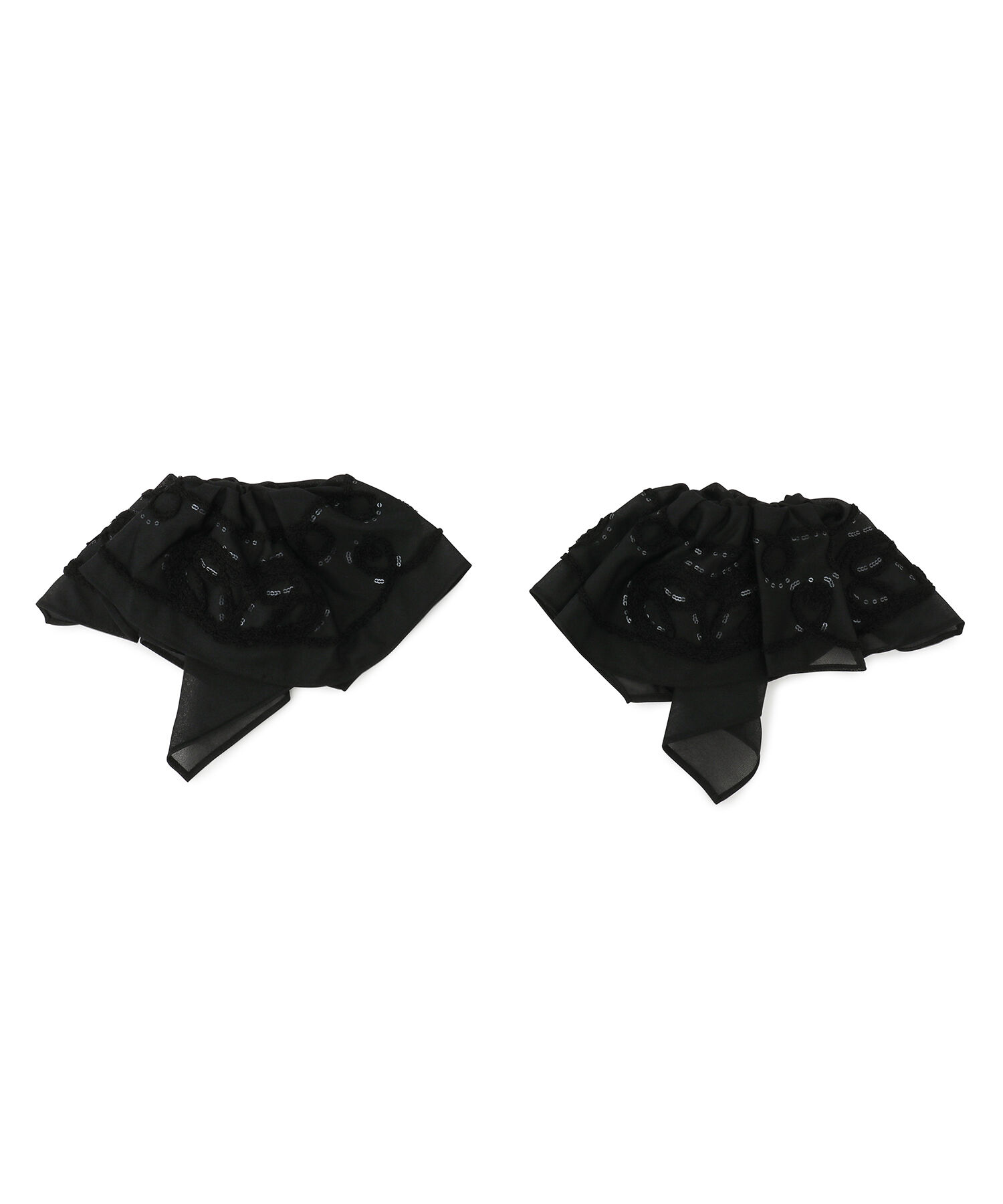 SALON adam et rope'「オーガンジーエンブロイダリーカフス（付け袖）」|手袋|