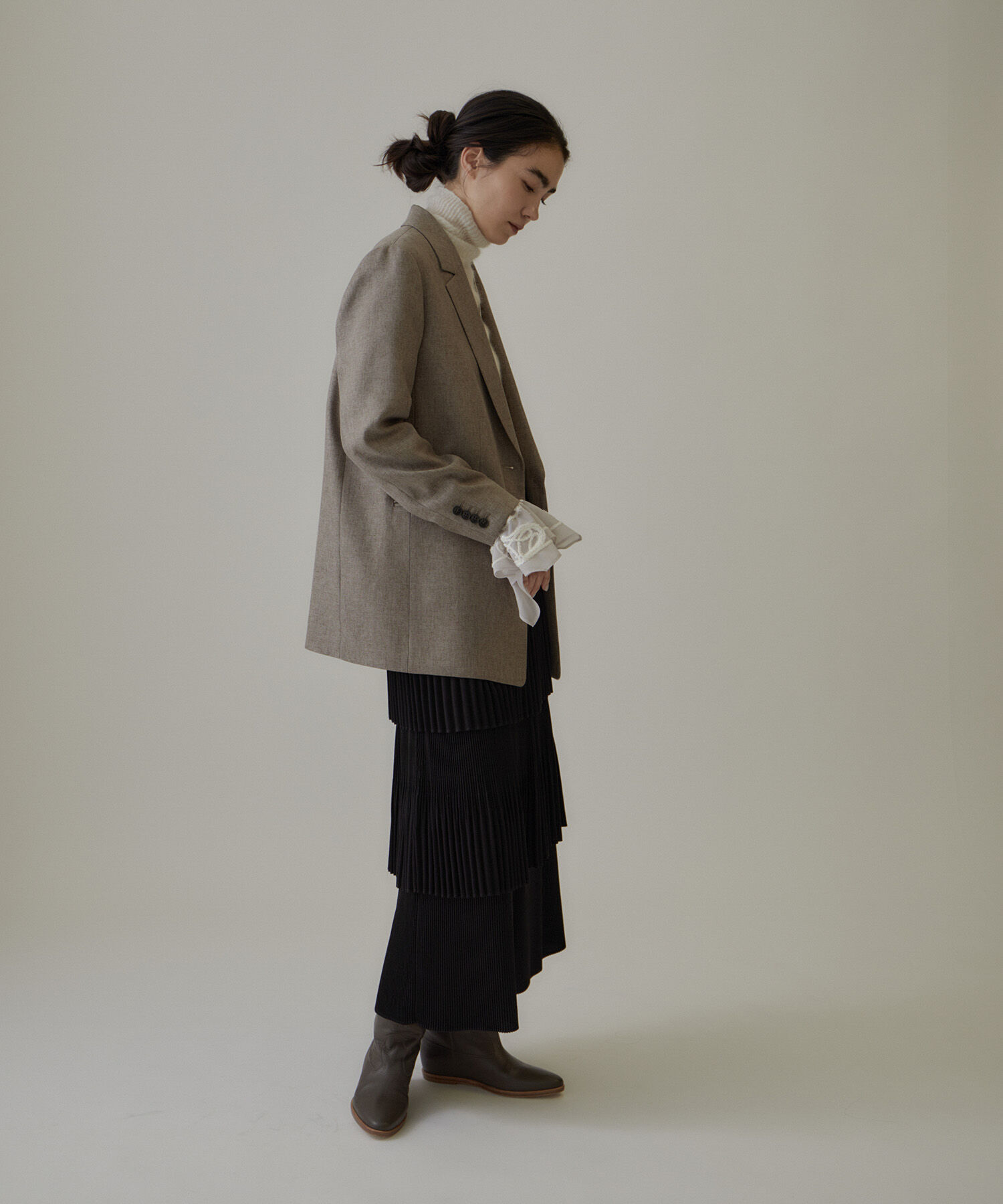 SALON adam et rope'「オーガンジーエンブロイダリーカフス（付け袖）」|手袋|