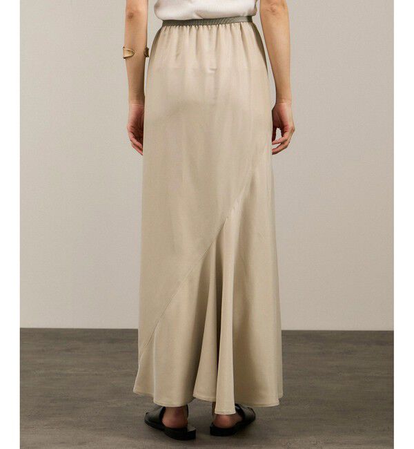 SALON adam et rope'「キュプラツイルバックフレアースカート［セットアップ対応］」|スカート|