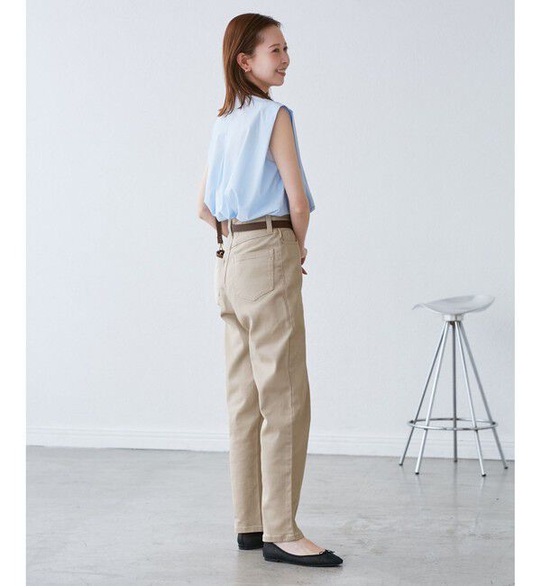 Rope&rsquo;Picnic「【新色追加】【ウエスト革命デニム】ウエストシェイプハイライズマムジーンズ」|デニム|