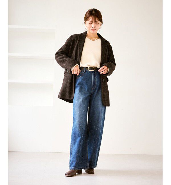 Rope&rsquo;Picnic「キラキラビジューデニム」|デニム|