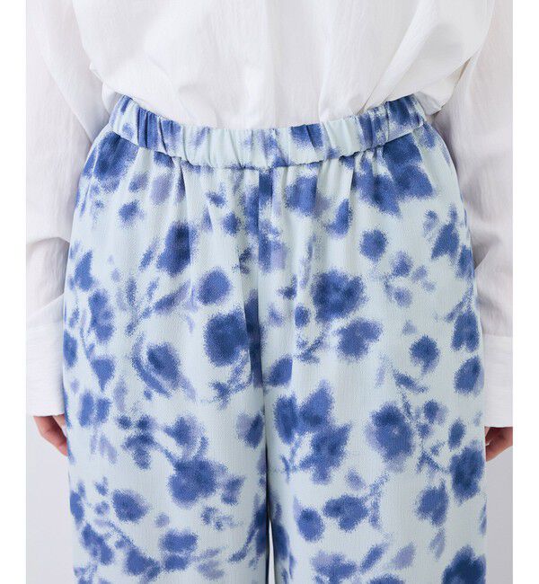 Rope&rsquo;Picnic「フローラルプリントイージーパンツ」|チノ|