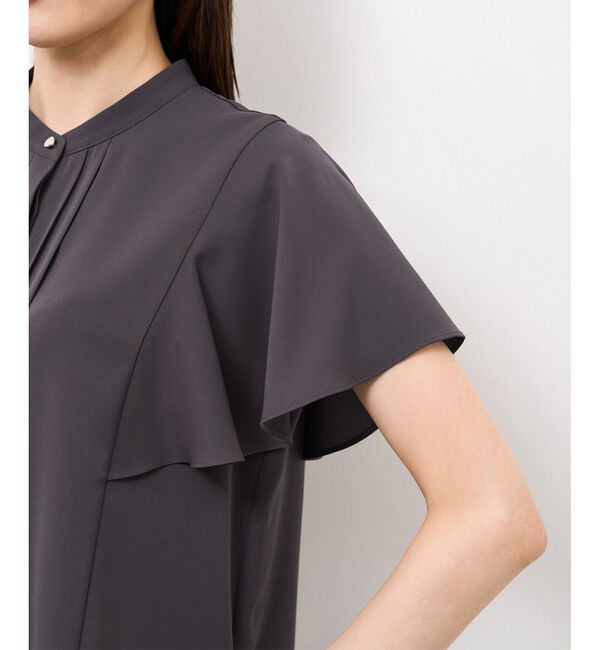 Rope&rsquo;Picnic「【防汚加工】ピンタックフレアスリーブブラウス/通勤対応」|シャツ・ブラウス|