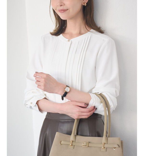 Rope&rsquo;Picnic「フロントピンタックブラウス/一部WEB限定カラー」|シャツ・ブラウス|