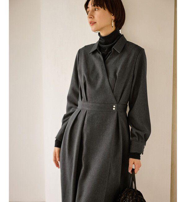 Rope&rsquo;Picnic「カシュクールシャツコンシャスワンピース」|ワンピース|