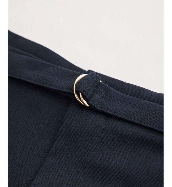 Rope&rsquo;Picnic「カナパ ベルト付きワイドパンツ/セットアップ対応・UV・抗菌防臭・接触冷感」|チノ|