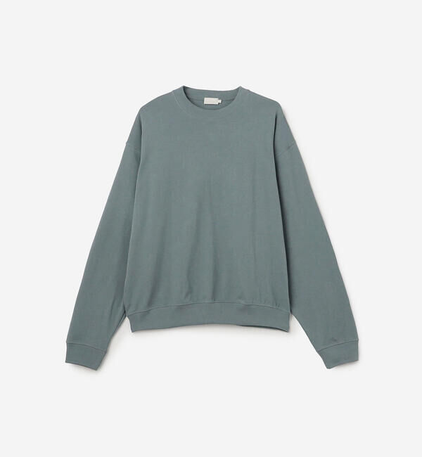 handvaerk「handvaerk | コットン クルーネック長袖Tシャツ MEN」|スウェット・ジャージ|BLUE系1