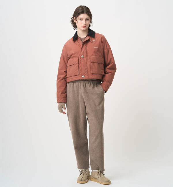  「DANTON | 中綿ナイロン ショートジャケット WOMEN」|ダウン|