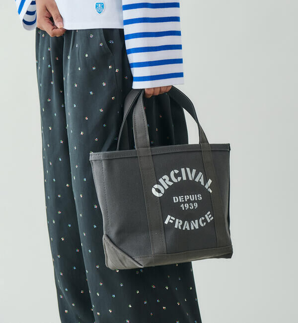 ORCIVAL「ORCIVAL | プリント キャンバストートバッグ 小」|トートバッグ|