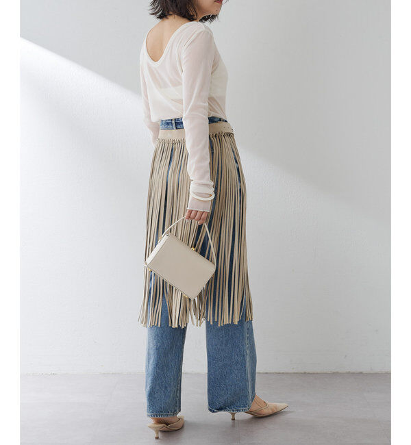  「フロッキーバックシャンカットソー」|Tシャツ・カットソー|