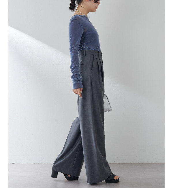  「フロッキーバックシャンカットソー」|Tシャツ・カットソー|