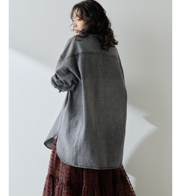  「コットンヘンプデニムオーバーシャツ」|シャツ・ブラウス|