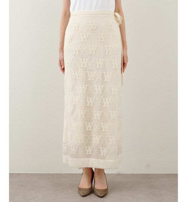  「ジャガードラップスカート」|スカート|