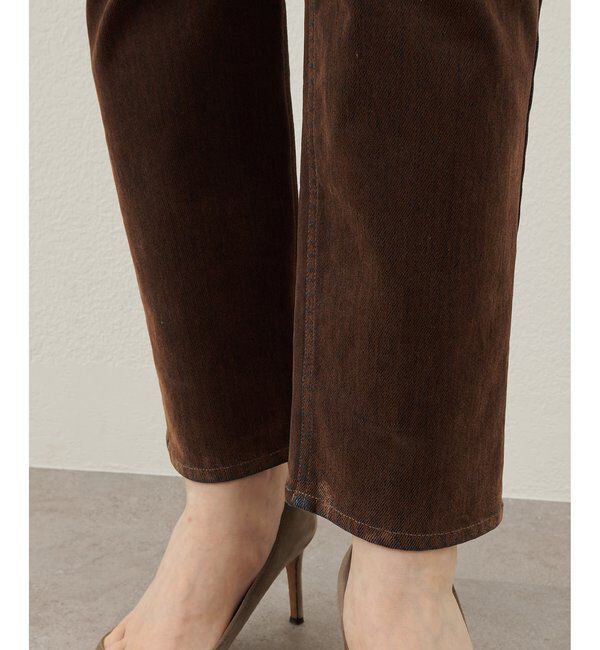  「デニムフロッキースキニーパンツ」|チノ|