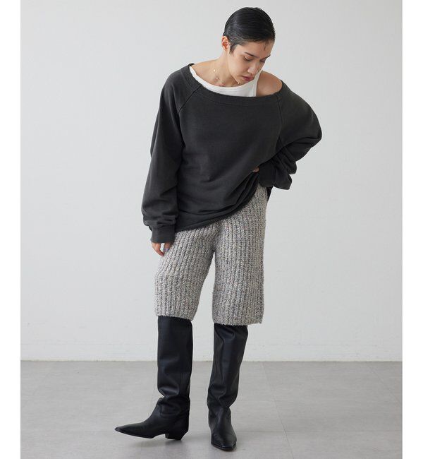  「【THE PAUSE】ニットハーフパンツ」|チノ|