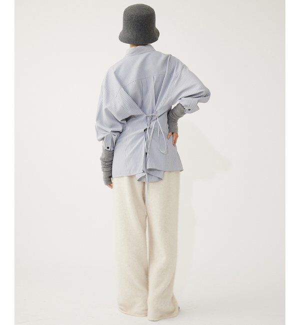 THE PAUSE「【THE PAUSE】ファーニットドロストパンツ」|チノ|