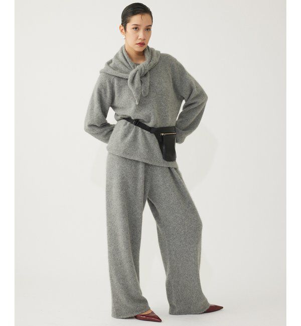 THE PAUSE「【THE PAUSE】ファーニットドロストパンツ」|チノ|