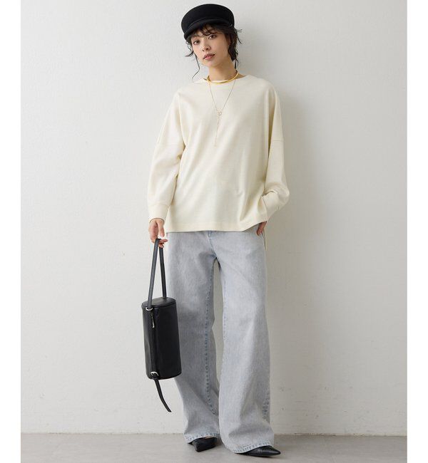  「圧縮スムースワイドプルオーバー」|Tシャツ・カットソー|